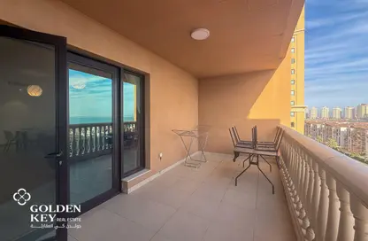 Apartment - 2 Bedrooms - 3 Bathrooms for rent in West Porto Drive - Porto Arabia - The Pearl Island - Doha