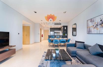 Apartment - 2 Bedrooms - 3 Bathrooms for rent in Lusail Marina Heights - Marina District - Lusail