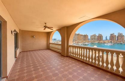Apartment - 1 Bedroom - 2 Bathrooms for rent in West Porto Drive - Porto Arabia - The Pearl Island - Doha Apartment - 1 Bedroom - 2 Bathrooms for rent in West Porto Drive - Porto Arabia - The Pearl Island - Doha