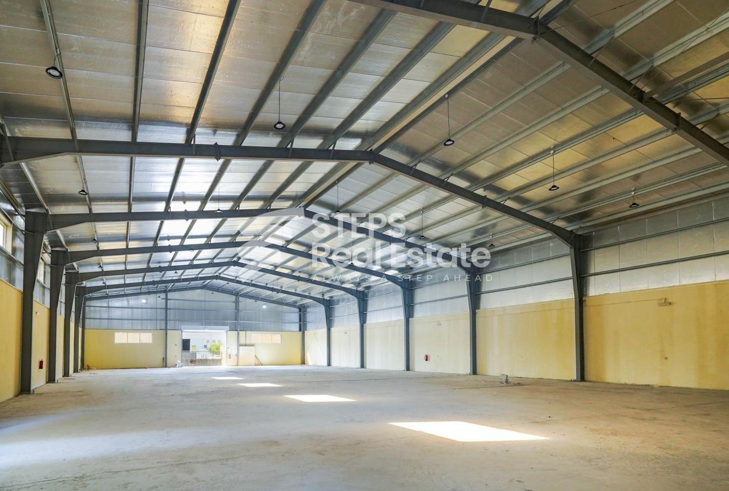 Spacious Warehouse for Rent in Industrial Area