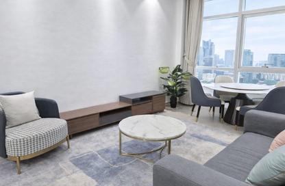 Apartment - 2 Bedrooms - 3 Bathrooms for rent in Lusail Marina Heights - Marina District - Lusail