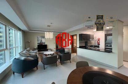 Apartment - 1 Bedroom - 2 Bathrooms for rent in Lusail Marina Heights - Marina District - Lusail Apartment - 1 Bedroom - 2 Bathrooms for rent in Lusail Marina Heights - Marina District - Lusail