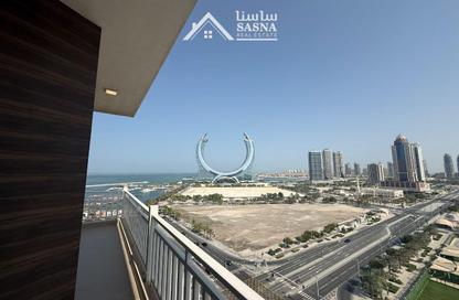 Apartment - 2 - 3 for rent in Lusail Marina Heights - Marina District - Lusail