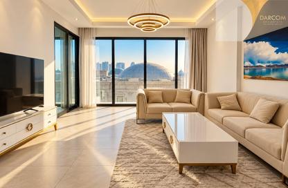 Apartment - 1 - 2 for rent in C View Residence - Marina District - Lusail