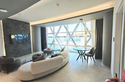 Apartment - 1 Bedroom - 2 Bathrooms for rent in Lusail Marina Heights - Marina District - Lusail