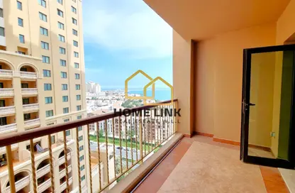 Apartment - 1 Bedroom - 2 Bathrooms for rent in East Porto Drive - Porto Arabia - The Pearl Island - Doha