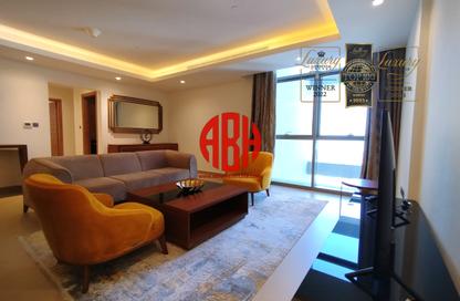 Apartment - 2 Bedrooms - 3 Bathrooms for rent in Lusail Marina Heights - Marina District - Lusail