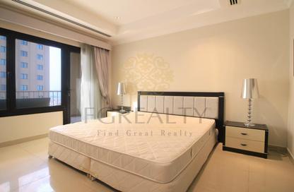 Apartment - 1 Bedroom - 2 Bathrooms for rent in East Porto Drive - Porto Arabia - The Pearl Island - Doha