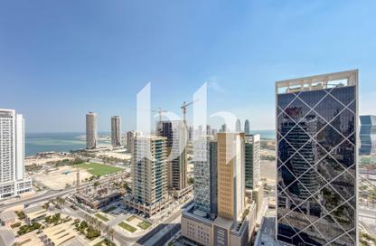 Apartment - 1 - 2 for rent in Lusail Marina Heights - Marina District - Lusail