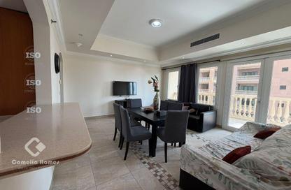 Apartment - 1 Bedroom - 2 Bathrooms for rent in East Porto Drive - Porto Arabia - The Pearl Island - Doha
