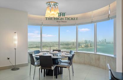 Apartment - 3 - 3 for rent in West Bay Tower - West Bay - West Bay - Doha