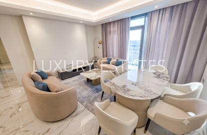 Apartment - 2 Bedrooms - 3 Bathrooms for rent in Lusail Marina Heights - Marina District - Lusail Apartment - 2 Bedrooms - 3 Bathrooms for rent in Lusail Marina Heights - Marina District - Lusail