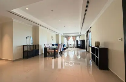 شقة - غرفة نوم - 2 حمامات للايجار في طريق بورتو الشرقي - بورتو أرابيا - جزيرة اللؤلؤة - الدوحة