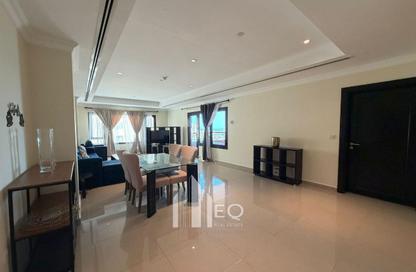 Apartment - 1 Bedroom - 2 Bathrooms for rent in East Porto Drive - Porto Arabia - The Pearl Island - Doha