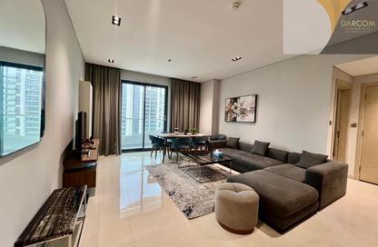 Apartment - 1 Bedroom - 2 Bathrooms for rent in Lusail Marina Heights - Marina District - Lusail