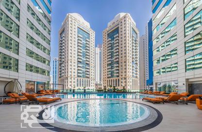 Apartment - 1 - 2 for rent in Beverly Hills Tower - West Bay - West Bay - Doha