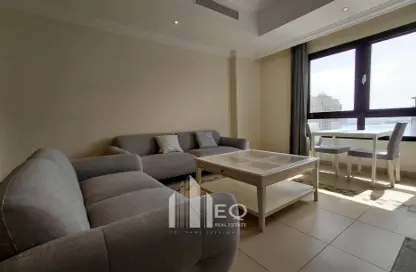 شقة - غرفة نوم - 2 حمامات للايجار في طريق بورتو الشرقي - بورتو أرابيا - جزيرة اللؤلؤة - الدوحة