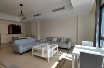 Apartment - 1 Bedroom - 2 Bathrooms for rent in East Porto Drive - Porto Arabia - The Pearl Island - Doha