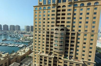 Apartment - 2 Bedrooms - 2 Bathrooms for sale in East Porto Drive - Porto Arabia - The Pearl Island - Doha Apartment - 2 Bedrooms - 2 Bathrooms for sale in East Porto Drive - Porto Arabia - The Pearl Island - Doha