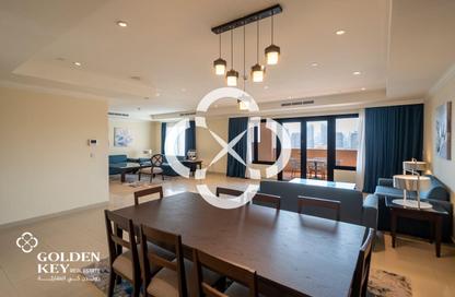 Apartment - 3 Bedrooms - 4 Bathrooms for rent in West Porto Drive - Porto Arabia - The Pearl Island - Doha