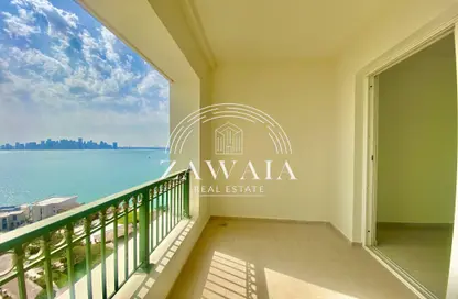 شقة - 2 غرف نوم - 3 حمامات للايجار في فيفا غرب - فيفا بحرية - جزيرة اللؤلؤة - الدوحة