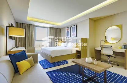 Apartment - Studio - 1 Bathroom for rent in Voco Doha West Bay Suites - West Bay - Doha