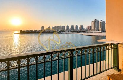 Apartment - Studio - 1 Bathroom for rent in Viva East - Viva Bahriyah - The Pearl Island - Doha