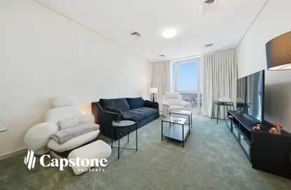 Apartment - 1 Bedroom - 2 Bathrooms for rent in Zig Zag Tower B - Zig Zag Towers - West Bay - Doha