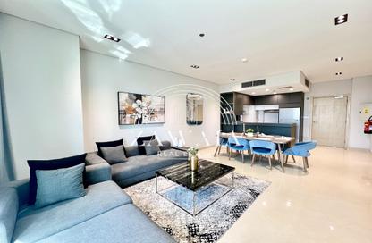 Apartment - 1 Bedroom - 2 Bathrooms for rent in Lusail Marina Heights - Marina District - Lusail