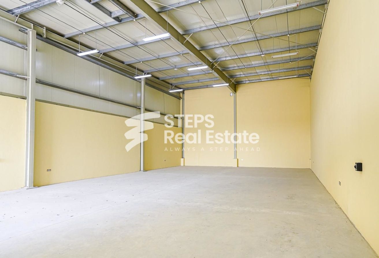 Steel Workshop with Rooms for Rent