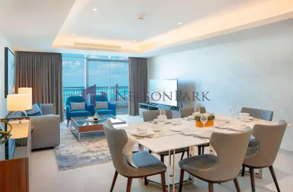 Apartment - 2 Bedrooms - 3 Bathrooms for rent in Abraj Bay - Abraj Quartiers - The Pearl Island - Doha