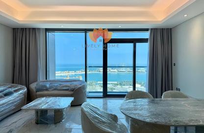 Apartment - 2 Bedrooms - 3 Bathrooms for rent in Marina Tower 23 - Marina District - Lusail Apartment - 2 Bedrooms - 3 Bathrooms for rent in Marina Tower 23 - Marina District - Lusail