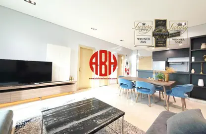 Apartment - 1 Bedroom - 2 Bathrooms for rent in Lusail Marina Heights - Marina District - Lusail