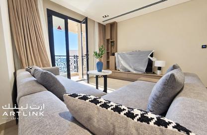 Apartment - 1 - 2 for rent in Lusail Marina Heights - Marina District - Lusail