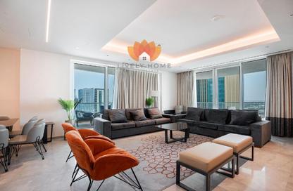 Apartment - 3 Bedrooms - 4 Bathrooms for rent in Lusail Marina Heights - Marina District - Lusail