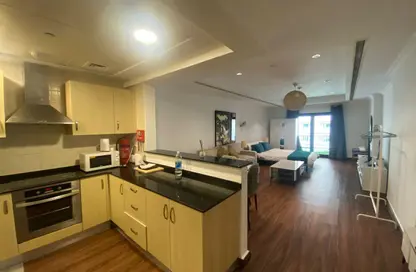 شقة - 1 حمام للايجار في طريق بورتو الشرقي - بورتو أرابيا - جزيرة اللؤلؤة - الدوحة