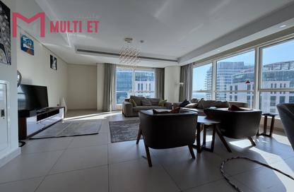 Apartment - 2 Bedrooms - 4 Bathrooms for rent in Lusail Residence - Marina District - Lusail