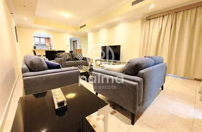 Apartment - 2 Bedrooms - 3 Bathrooms for rent in West Porto Drive - Porto Arabia - The Pearl Island - Doha