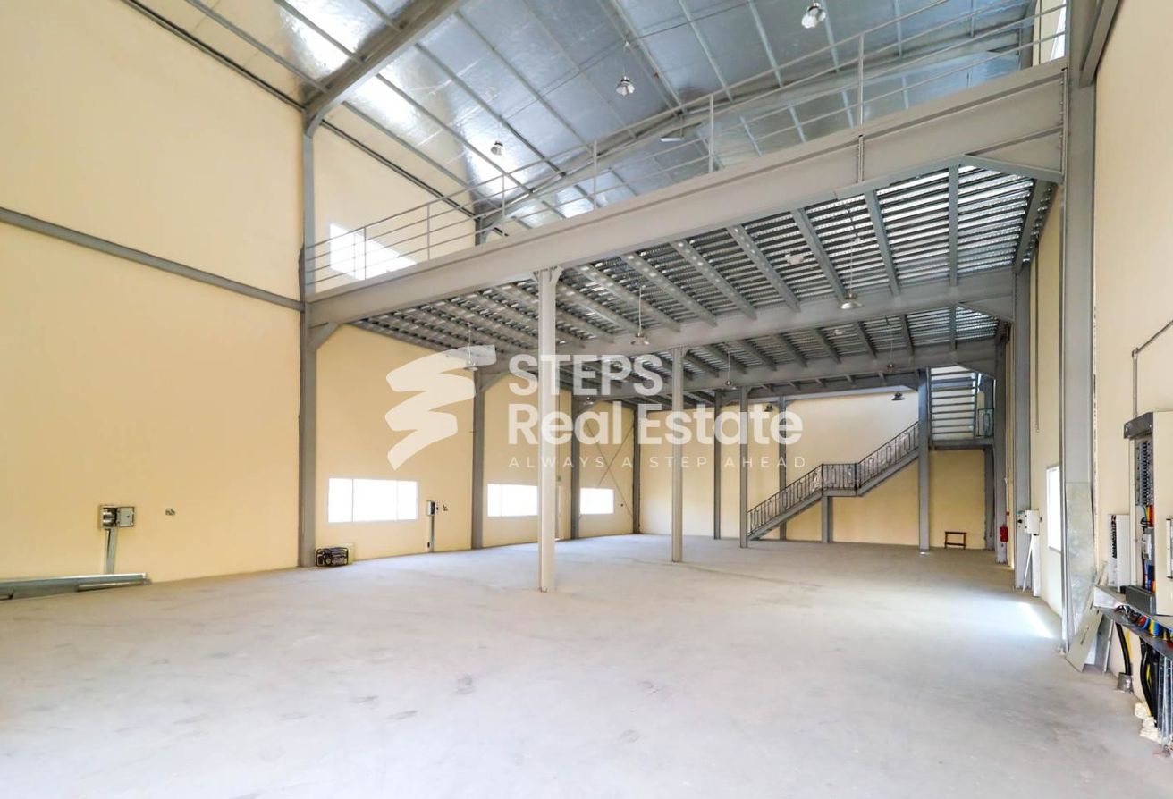Spacious Warehouse for Rent in Industrial Area