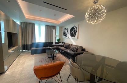 Apartment - 1 Bedroom - 2 Bathrooms for rent in Lusail Marina Heights - Marina District - Lusail Apartment - 1 Bedroom - 2 Bathrooms for rent in Lusail Marina Heights - Marina District - Lusail