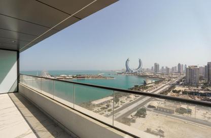 Apartment - 2 Bedrooms - 3 Bathrooms for rent in Marina Residences 195 - Marina District - Lusail Apartment - 2 Bedrooms - 3 Bathrooms for rent in Marina Residences 195 - Marina District - Lusail