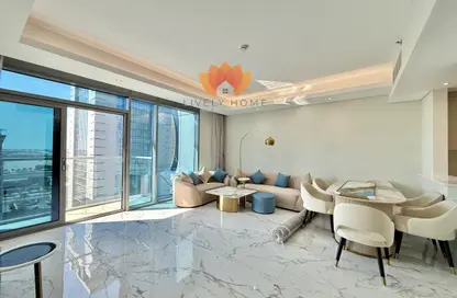 Apartment - 2 Bedrooms - 3 Bathrooms for rent in Lusail Residence - Marina District - Lusail