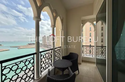 Apartment - 2 Bedrooms - 3 Bathrooms for rent in Viva West - Viva Bahriyah - The Pearl Island - Doha