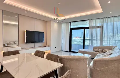 Apartment - 2 Bedrooms - 3 Bathrooms for rent in Lusail Marina Heights - Marina District - Lusail