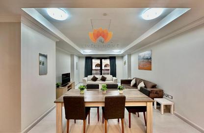 Apartment - 1 Bedroom - 2 Bathrooms for rent in East Porto Drive - Porto Arabia - The Pearl Island - Doha