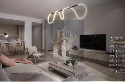 Apartment - 2 Bedrooms - 2 Bathrooms for sale in Lusail Marina Heights - Marina District - Lusail