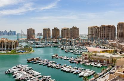 Apartment - 1 Bedroom - 2 Bathrooms for rent in West Porto Drive - Porto Arabia - The Pearl Island - Doha Apartment - 1 Bedroom - 2 Bathrooms for rent in West Porto Drive - Porto Arabia - The Pearl Island - Doha