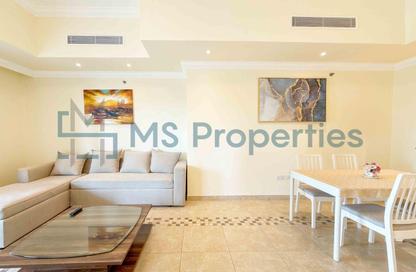Apartment - 1 Bedroom - 2 Bathrooms for rent in West Porto Drive - Porto Arabia - The Pearl Island - Doha