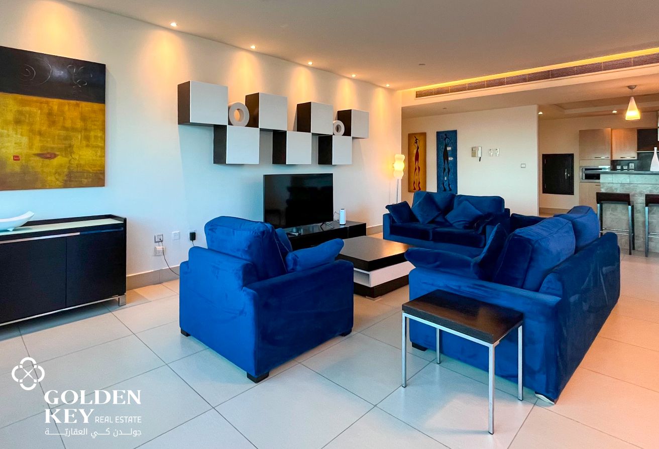 Fully Furnished | Premium 3BR+Maid in West Bay