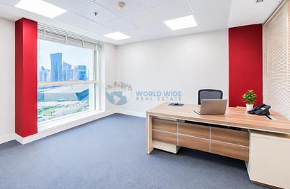 Office Space - Studio - 4 Bathrooms for rent in Al Jazeera Tower - West Bay - West Bay - Doha